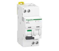 a9dk1632 Schneider Electric RCBO, 32A Current Rating, 1P+N Poles, 30mA Trip Sensitivity, Type C, Acti9 Range