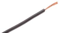 222-4107 Hew Heinz Eilentropp SIFF Series Black 0.26 mm² Hook Up Wire, 23 AWG, 130/0.05 mm, 5m, Silicone Insulation