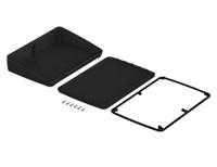 35110145hmt1-bop-101-pq-9005 Bopla BoPad Series Black ABS Desktop Enclosure, Sloped Front, 285 x 198 x 61.2mm