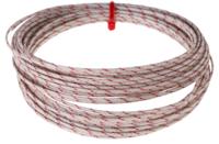 151-209 RS PRO Type K Thermocouple Cable/Wire, 10m, Unscreened, Glass Fibre Insulation, +350°C Max, 1/0.315mm
