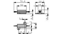 hs50-330r-f Arcol 50W Wirewound Wire Wound Fixed Resistor HS50 330R F ±1%