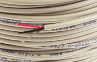 9451-008500 Belden9451 Series 2 Core Line level Low Voltage signal Cable, 0.33 mm² CSA Screened, 3.43mm od, 152m, Grey