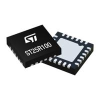 st25r100 STMicroelectronics ST25R100 RF Transceiver IC, 24-Pin TQFN