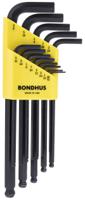 blx13 Bondhus 13 piece L Shape Imperial Hex Key Set, 0.05 → 7/32"