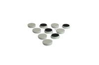 rm768w Eclipse Button Magnet 30mm Self-Adhesive Ferrite, 0.5kg Pull