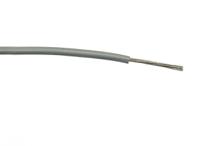 196-4338 RS PRO Grey 1mm²mm² Hook Up Wire, 18 AWG, 32/0.2 mm, 100m, PVC Insulation