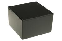 1590kbk Hammond 1590 Series Black Die Cast Aluminium Enclosure, IP54, Black Lid, 125 x 125 x 75mm
