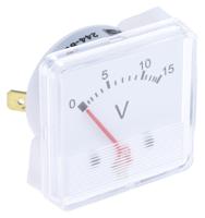 f3pam1801-15v HOBUT Analogue Voltmeter DC ±8 %, 41.5 (Dia.) mm