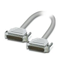 2305651 Phoenix Contact Male 25 Pin D-sub to Male 25 Pin D-sub Serial Cable, 3m, CABLE-D25SUB/S/S/300/KONFEK/S Series