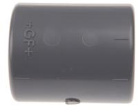 729911108 Georg Fischer Plastic Pipe Fitting, Straight Socket, 1in