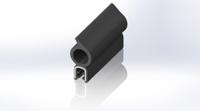 619-1578 RS PRO Black EPDM Edge Protection, 10m
