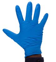 gs0045 Unigloves Blue Powder-Free Nitrile Disposable Gloves, Size 10, XL, 200 per Pack