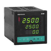 2500-0-0-0-0-0-1 Gefran 2500 PID Temperature Controller, 96 x 96 (1/4 DIN)mm, 100 V ac, 240 V ac Supply Voltage