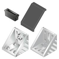 3842523546 Bosch Rexroth M6 Mounting Bracket, Connecting Component, Strut Profile 60 mm, Groove Size 8mm