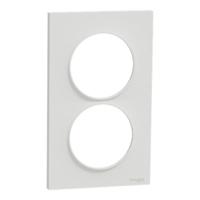 s520714 Schneider Electric White 2 Gang Cover Plate