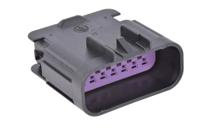 15326861 Delphi, GT 150 Automotive Connector Plug Black Cable Mount 14 Way, Crimp Termination