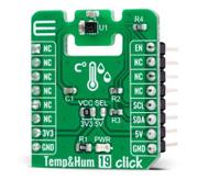 mikroe-4922 MikroElektronika Temperature and Humidity 19 Click Temperature & Humidity Sensor Add On Board for BPS240 MikroBus