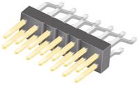 tsm-107-02-l-dh Samtec TSM Series Right Angle Surface Pin Header, 14 Contact(s), 2.54 mm Pitch, 2 Row, Unshrouded