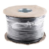 775-6104 RS PRO 3182Y 1.5 mm² 2 Core Power Cable, H05VV-F, Black PVC, 100m