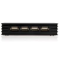 st4202usbgb StarTech.com 4 Port USB 2.0 USB A  Hub, AC Adapter - UK Plug Powered, 100 x 60 x 20mm