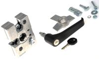 3842525822 Bosch Rexroth Die Cast Zinc, Galvanised Steel Door Lock, 8mm Slot, 30 mm, 45 mm Strut Profile