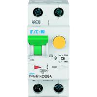 236022-pknm-61nc003-a-mw Eaton RCD, 6A, 2 Pole, 30mA, Type C, 230V