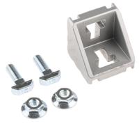 3842551606 Bosch Rexroth M8 Angle Bracket, Connecting Component, Strut Profile 45 mm, Groove Size 10mm