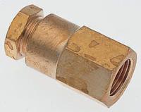 182260628 Norgren ENOTS Series Straight Threaded Adaptor, G 1/4 Female to Push In 6 mm, Threaded-to-Tube Connection Style