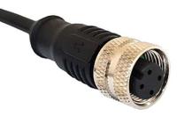 pxppvc12fbf08acl010pvc Bulgin Female M12 to Unterminated Free End Sensor Actuator Cable