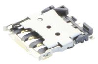 sczw-7sa-1khf JST 6 Way Flip Cover Smart Card Memory Card Connector With Solder Termination