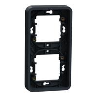 mur34151 Schneider Electric Grey 2 Gang Plug Socket, Indoor, Outdoor Use