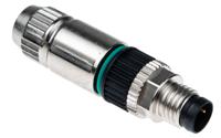 21021511305 HARTING, HARAX 3 Pole M8, Standard Din Plug, Screw On, Male, Panel Mount