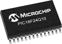 pic18f24q10-iso Microchip PIC18F24Q10-I/SO PIC, PIC18 Microcontroller, 16kB FLASH, 28-Pin SOIC