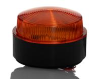 187-9654 RS PRO Amber Flashing Beacon, 10 → 100 V dc, 20 → 72 V ac, Stud Mount, Surface Mount, Xenon Bulb, IP67