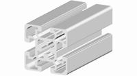 264-7851 RS PRO Silver Aluminium, Anodized Profile Strut, 50 x 50 mm, 10mm Groove, 2m Length