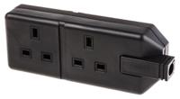 296-3509 RS PRO 2 Socket Type G - British Trailing Socket, 240 V ac
