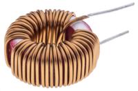 7447076 Wurth 150 μH ±20% Iron Powder Toroidal Inductor, 6.1A Idc, 45mΩ Rdc, WE-FI