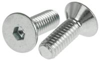 483-9802 RS PRO Bright Zinc Plated Steel Hex Socket Countersunk Screw, DIN 7991, M4 x 12mm