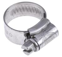 145-0267 RS PRO Stainless Steel Hex Screw Worm Drive, 12mm Band Width, 16 → 22mm ID