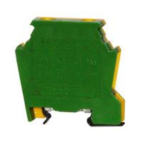 262-4218 RS PRO 1-Way DIN Rail Earth Terminal Block, 6mm², 18 → 10 AWG Wire, Cage Clamp, PA 66 Housing