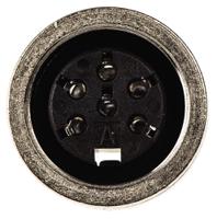 c091-31n006-1002 Amphenol C 091 D Series, 6 Pole Din Socket Socket, 5A, 300 V ac/dc IP67