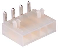39-30-3047 Molex Mini-Fit Jr Series Right Angle Through Hole PCB Header, 4 Contact(s), 4.2 mm Pitch, 1 Row, Shrouded