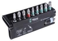 05071110001 Wera Driver Bit Set 10 Pieces, Hexagon, Phillips, Pozidriv, Torx