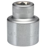05010046 STAHLWILLE 3/4 in Drive 46mm Standard Socket, 6 point, 73 mm Overall Length