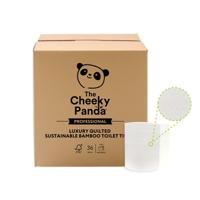 lqtoilt36 The Cheeky Panda Ltd 36 Packs of rolls of 160 Sheets Toilet Roll, 3 ply