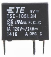 tsc-105l3h000 TE Connectivity PCB Mount Signal Relay, 5V dc Coil, 1A Switching Current, DPDT