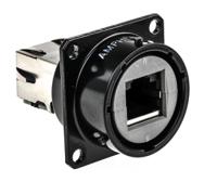rjf21b Amphenol Socapex RJF Series Female RJ45 Connector, Panel Mount, Cat5e Straight 1 Port 8 -Way