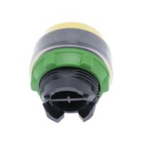 zb5ap5 Schneider Electric Harmony XB5 Series Yellow Spring Return Push Button Head, 22mm Cutout, IP66, IP67