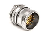 pxmbni23fpm12asc Bulgin Circular Connector, 12 Contacts, Front, M23 Connector, Plug, Male, IP67, Buccaneer M23 Series