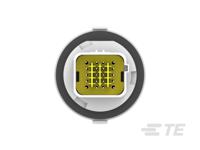 1-2350891-2 TE Connectivity, NTSEAL Automotive Connector Socket Panel Mount 20 Way, Solder Termination